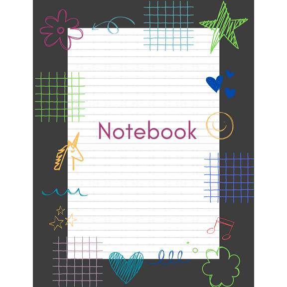 Maroon Rock Hard Notebook