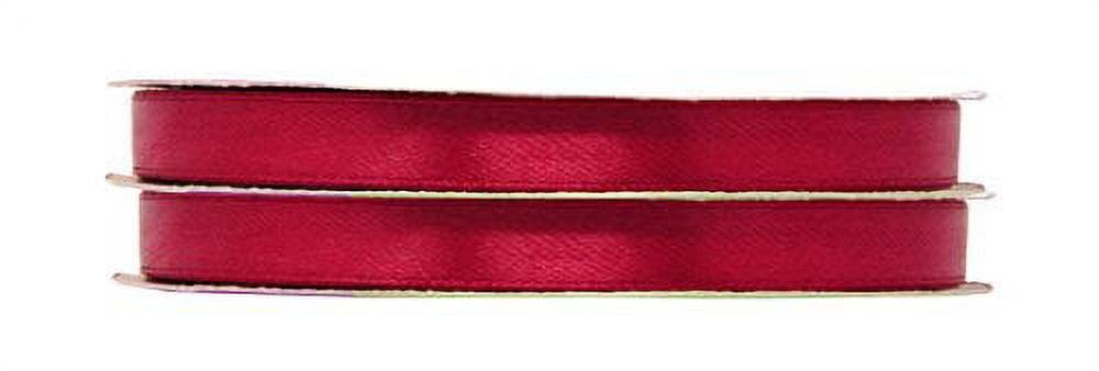 Maroon Satin Ribbon 3/8 Inch 100 Yards for Gift Wrapping, Weddings ...