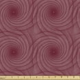 thumbnail image 1 of Ambesonne Maroon Fabric by the Yard Upholstery, Spirals Motifs Graphic Art, 3 Yards, Pale Maroon Mauve Taupe, 1 of 4