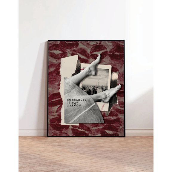 Maroon TS Print, Midnights Album Poster, Wall Decor
