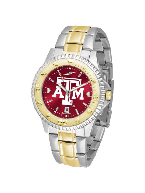 Maroon Texas A&M Aggies Competitor Two-Tone AnoChrome Watch