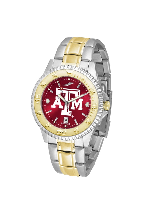 Maroon Texas A&M Aggies Competitor Two-Tone AnoChrome Watch