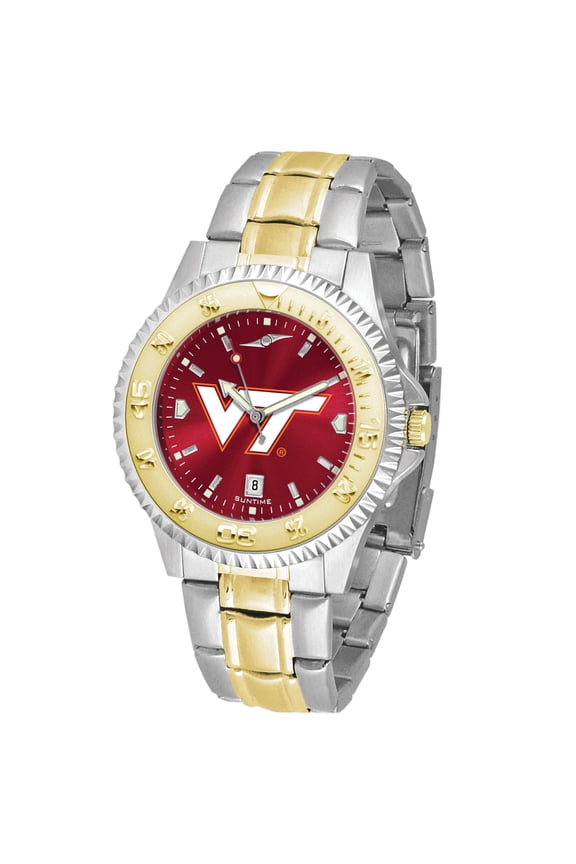 Maroon Virginia Tech Hokies Competitor Two-Tone AnoChrome Watch