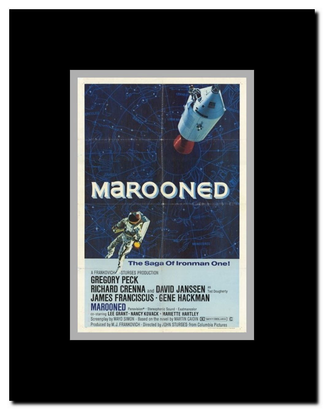Marooned Framed Movie Poster