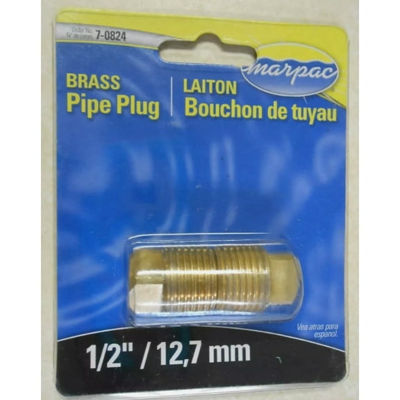 Marpac Brass Pipe Plug