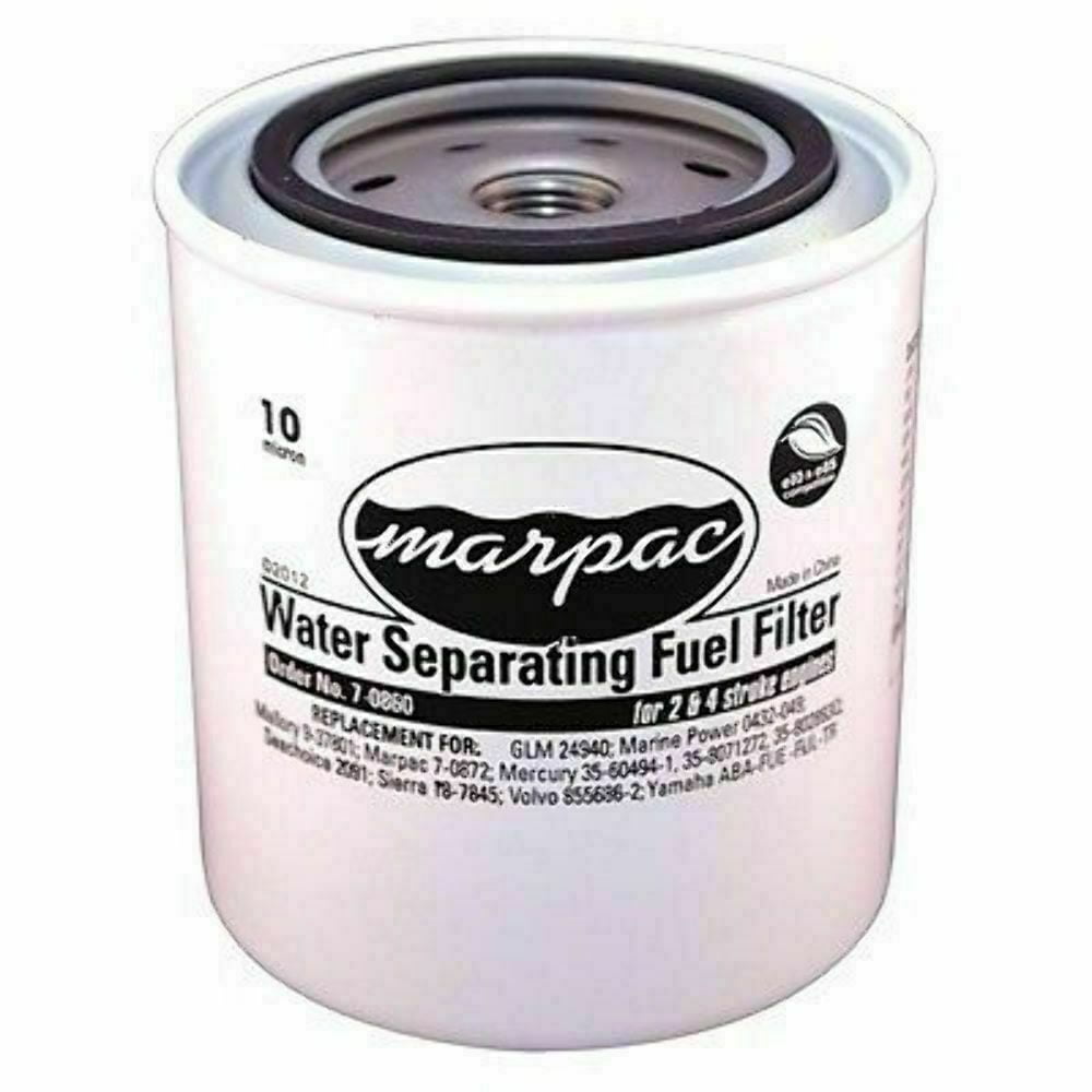 Marpac FF010022 Marine Boat Parts, Water & Gas Fuel/Water Separator