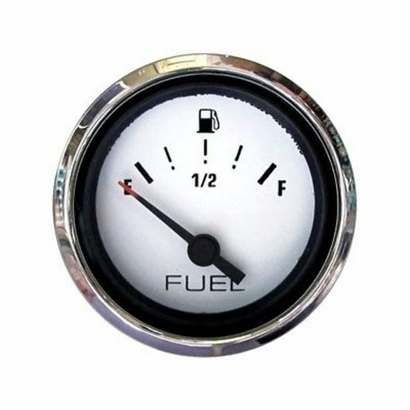 Marpac Premier Fuel Gauge E - 1/2 - F Stainless Bezel FGP7897 MD