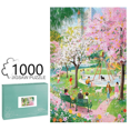 thumbnail image 1 of Marpieviii Puzzles for Adults 1000 Pieces Beautiful Illustration Home Decor Unique Wooden Jigsaw Puzzles for Adults, 1 of 8