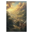 thumbnail image 1 of Marpieviii Puzzles for Adults 1000 Pieces Peaceful Small Village Home Decor Unique Wooden Jigsaw Puzzles for Adults, 1 of 8