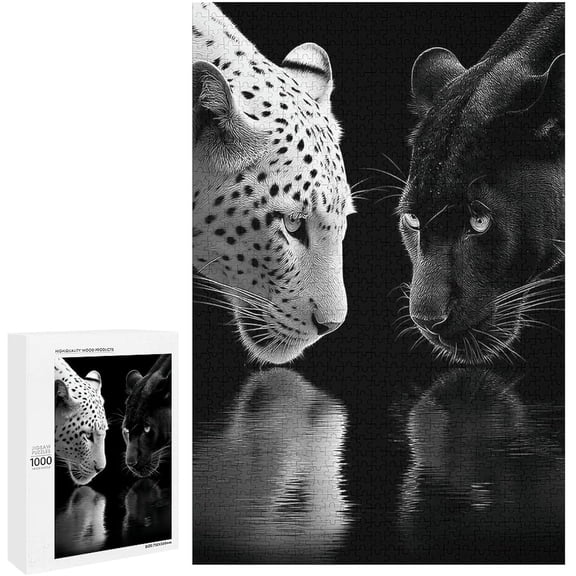 Marpieviii Puzzles for Adults 1000 Pieces Visual Arts Home Decor Unique Wooden Jigsaw Puzzles for Adults