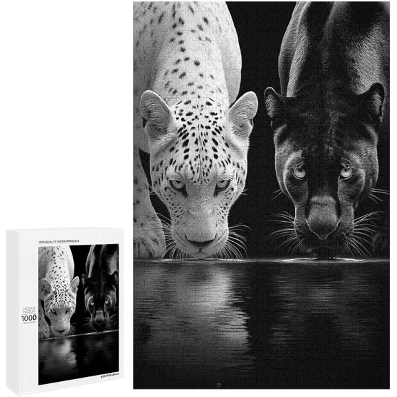 Marpieviii Puzzles for Adults 1000 Pieces Visual Arts Home Decor Unique Wooden Jigsaw Puzzles for Adults