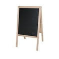 thumbnail image 1 of Marquee Easel (Natural Hardwood) Two Black Chalkboards, 1 of 5