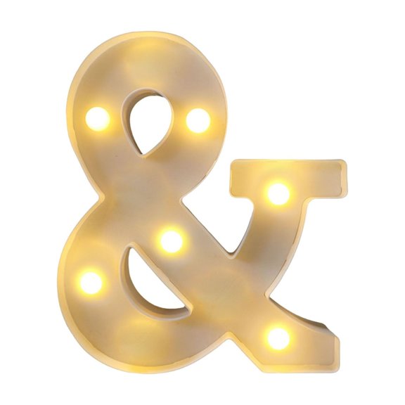 Marquee Light Up Letters | Large Light Up Numbers | Battery Powered and Bright with Every Letter of the Alphabet | For Wedding, Birthday, Party, Celebration, Christmas or Home Decoration