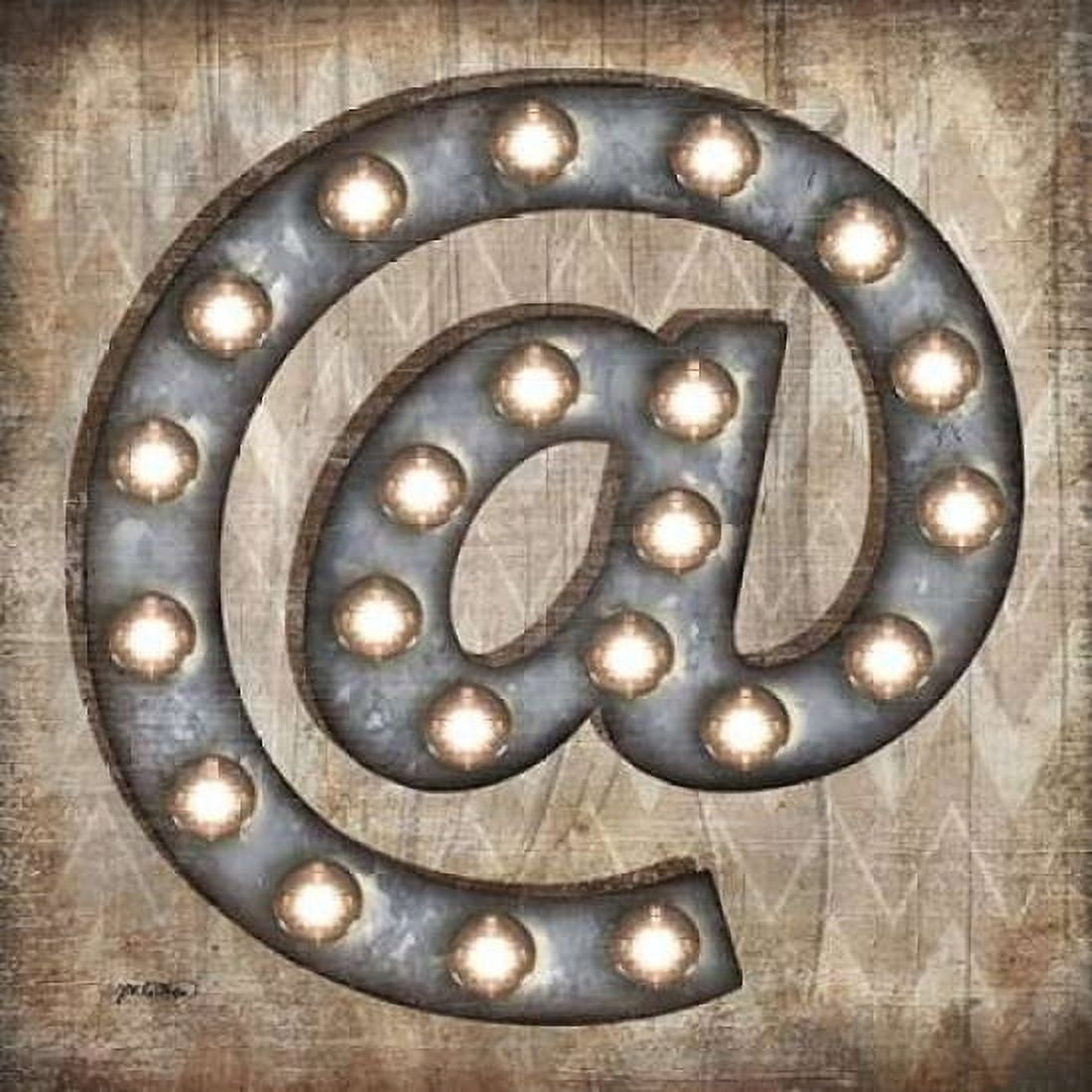 Marquee Symbols II Canvas Art - Jen Killeen (24 x 24)