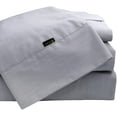 thumbnail image 1 of Marquess Cotton Linen Tencel Lyocell Blended Lilac Grey King Colling Sheet Set, 1 of 6