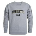 thumbnail image 1 of Marquette University Dad Crewneck T-Shirt, Heather Grey - Small, 1 of 1