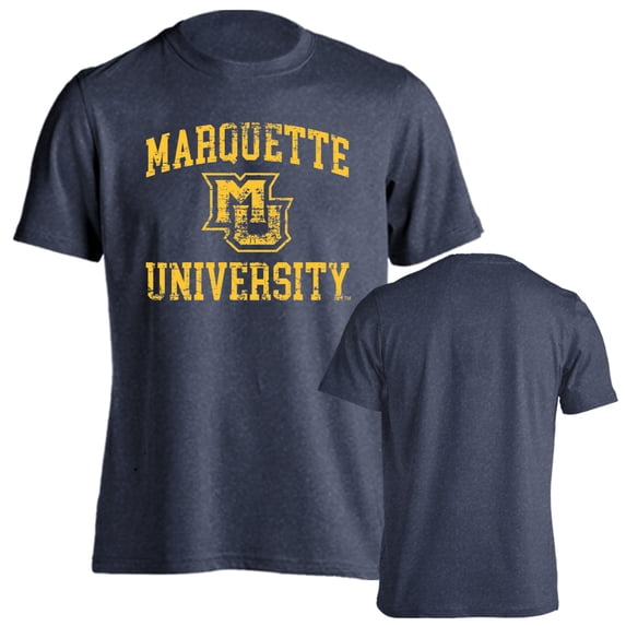 Marquette University Golden Eagles Distressed Retro Short Sleeve T-Shirt