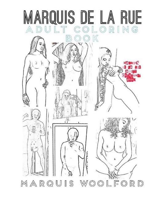 Marquis De La Rue Adult Coloring Book (Paperback)