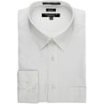 thumbnail image 1 of Marquis Men's Long Sleeve Slim Fit Solid Dress shirt -White-14.5 2-3, 1 of 2