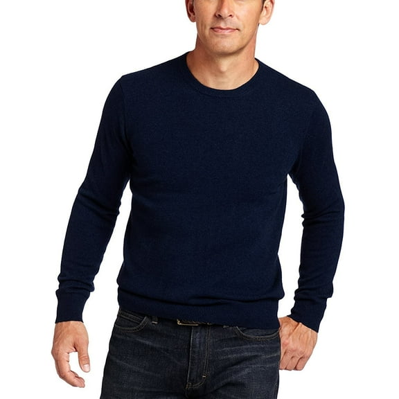 Marquis Men's Modern Fit Crew-Neck Pullover Cotton Sweater  Colors