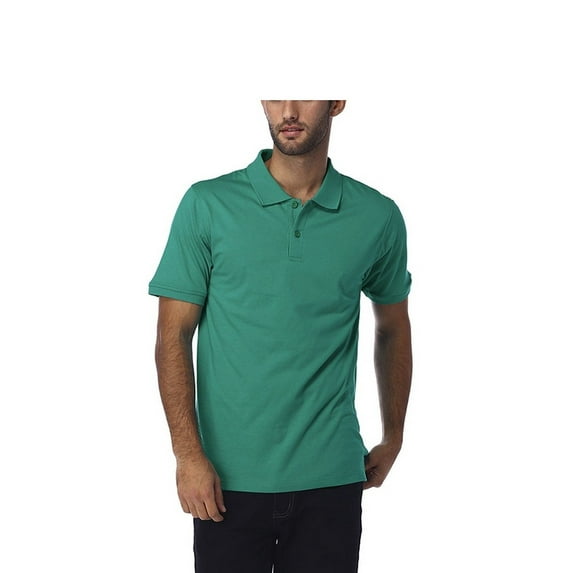 Marquis Men's Slim Fit Short Sleeve Solid Jersey Knit Polo Shirt - Colors