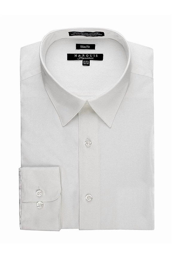 Mens Dress Shirt Slim Fit Long Sleeve Solid Dress Shirt Quality Dress Shirt for Men