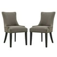 thumbnail image 1 of Marquis Set of 2 Fabric Dining Side Chair Granite, 1 of 6