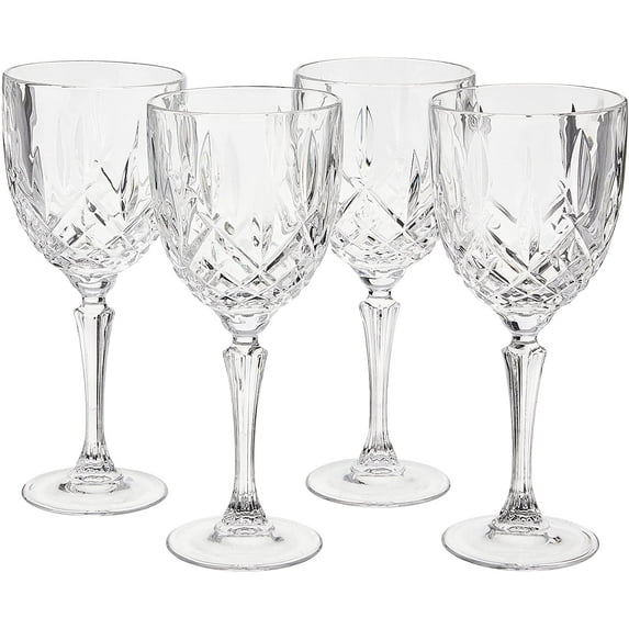 Marquis by Waterford Markham Crystalline Goblet Champagne Glasses Set of 4, Clear, Crystal