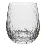 Marquise Cut Crystal Rocks Glass, Set of 4 - Clear
