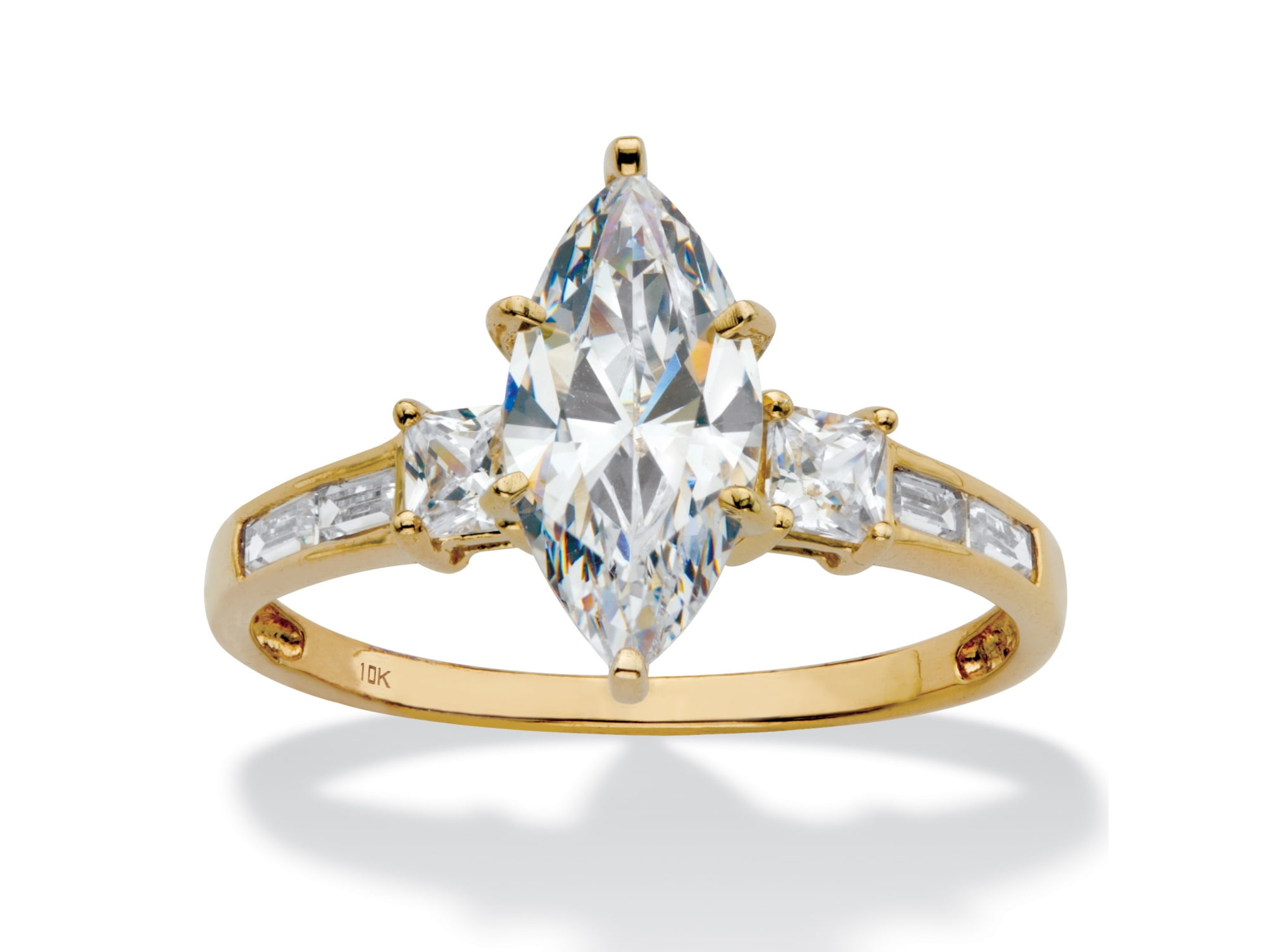 Cubic zirconia 2025 marquise ring