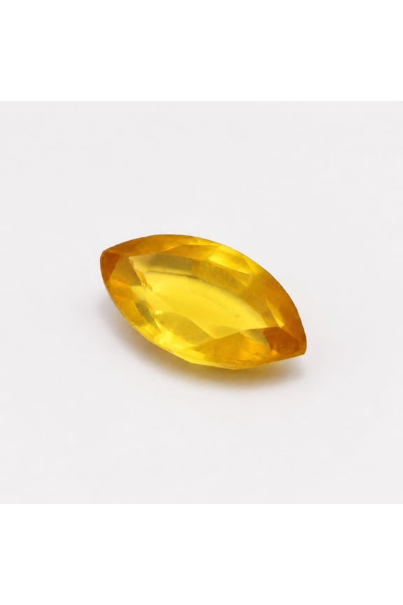 Marquise Cut Yellow Sapphire Loose Gemstone  Faceted Golden Yellow Stone for Ring, Pendant and Custom Jewelry Making