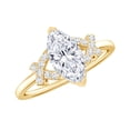 thumbnail image 1 of Rosec Jewels Marquise Moissanite Engagement Ring for Women (1 Ct, 5x10 mm, D-VS1 Grade), 18K Yellow Gold, US 10.50, 1 of 8