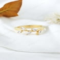 thumbnail image 1 of Marquise Shaped Diamond Bridal Band Yellow Gold Bridal Jewelry Women Stackable Anniversary Band Art Deco Leaf Design Band Birthday Gift For Wife, 1 of 4