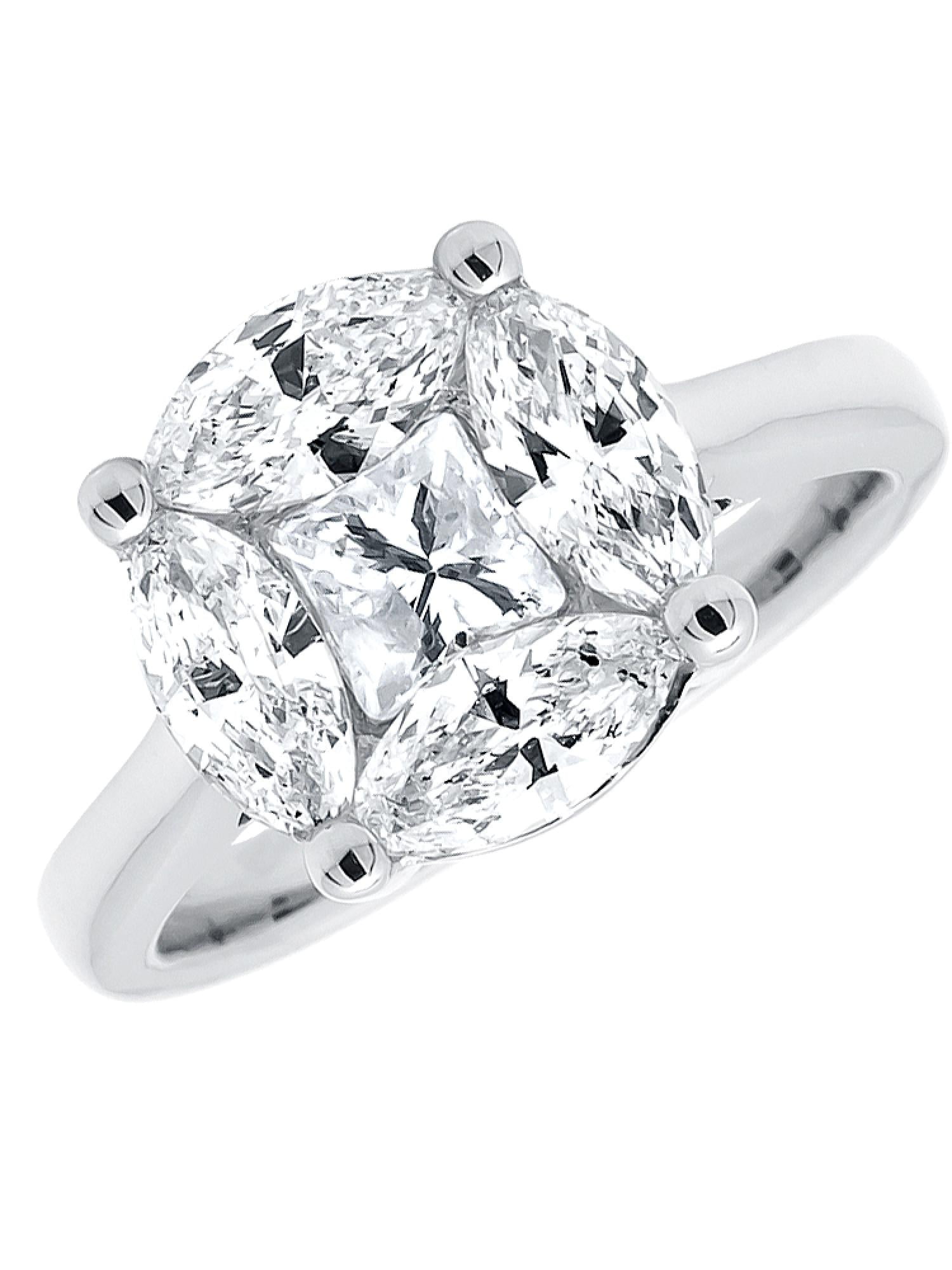 Solitaire outlet look ring