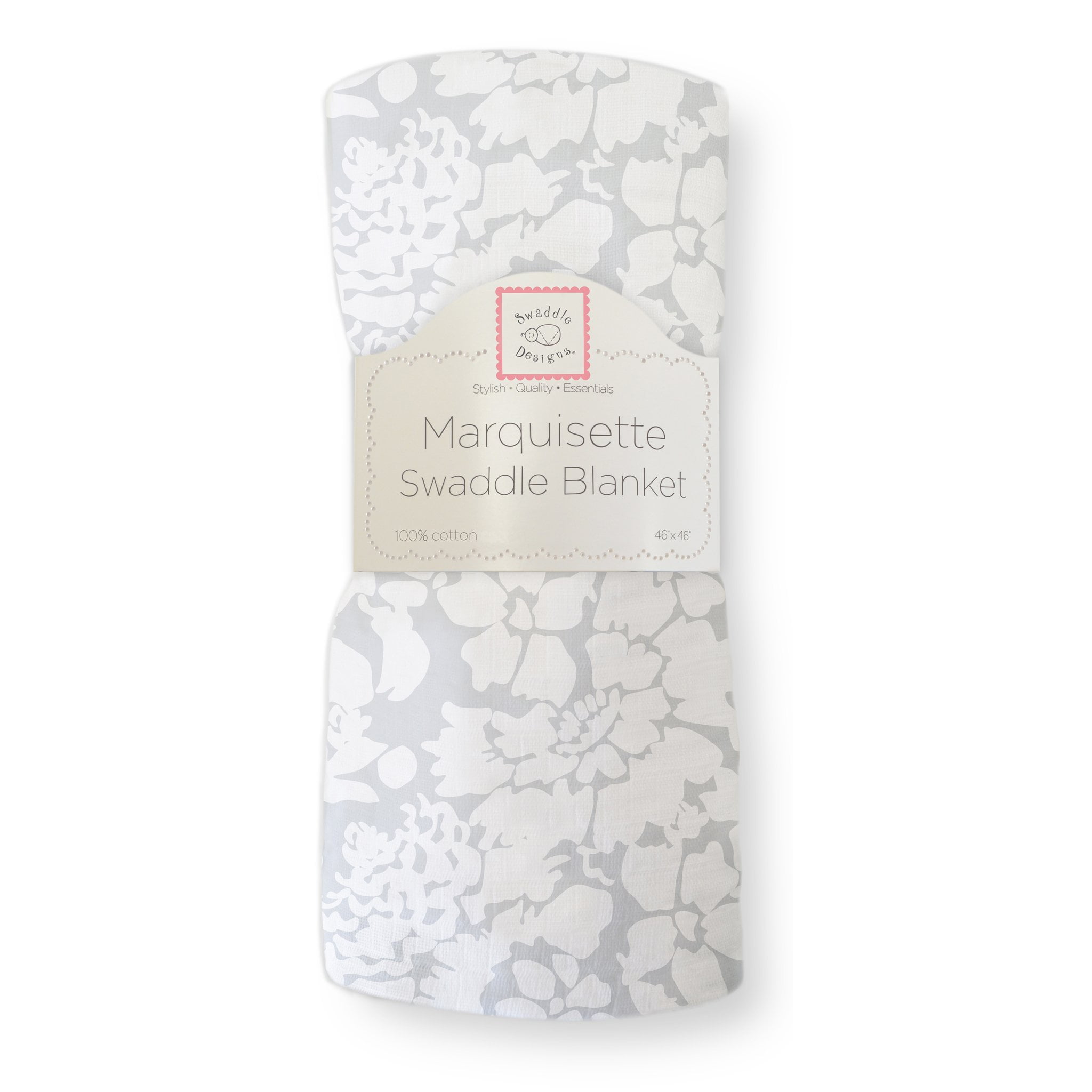 Marquisette Swaddle Blanket - Lush, Sterling