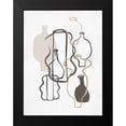 thumbnail image 1 of Marrakech 12x14 Black Modern Framed Museum Art Print Titled - Open Air Market IIII, 1 of 4