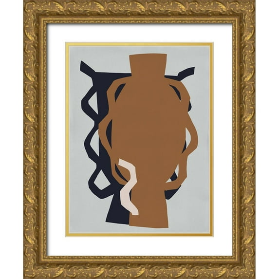 Marrakech 19x24 Gold Ornate Wood Framed with Double Matting Museum Art Print Titled - Zwina