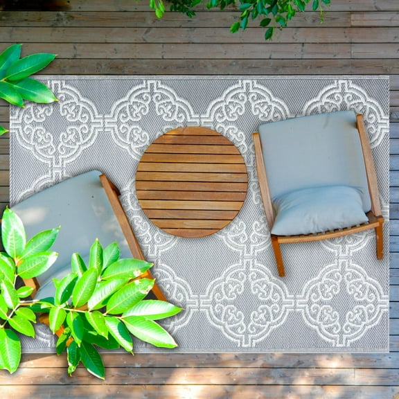 Marrakech Design 100% Eco-friendly Lightweight Plastic Outdoor Mat/Rug