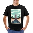thumbnail image 1 of Marrakech Vintage T-shirt Mens Cotton Classic Crewneck Short Sleeve Tees Unisex Black XS, 1 of 5