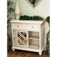 thumbnail image 1 of Marrakesh 2-Door & 1-Drawer Sideboard with Mirror Inserts - Distressed White, 1 of 1