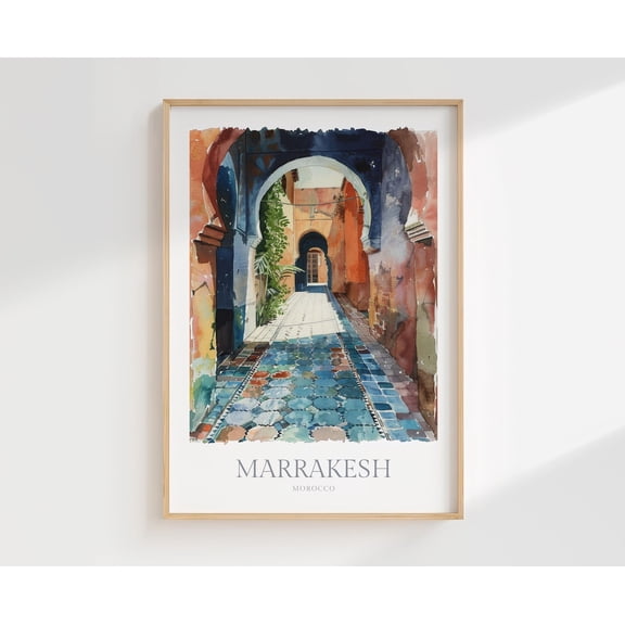 Marrakesh Morocco Wall Art Home Decor Design2 Poster Design2 Poster, Unframed Size 24x36