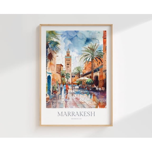 Marrakesh Morocco Wall Art Home Decor Poster Poster, Unframed Size 24x36
