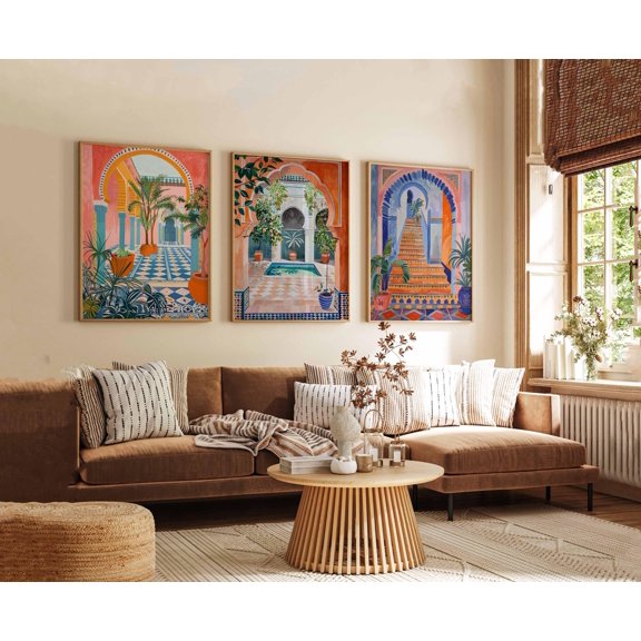 Marrakesh Poster Morocco Poster Medina Poster Souk Poster Palace Poster Exotic Poster Marrakesh Print Morocco Travel Print Set 3