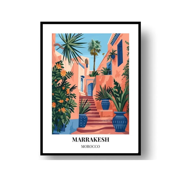 Marrakesh Travel Morocco Wall Art