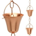 thumbnail image 1 of Marrgon Copper Rain Chain - Bell - 3', 1 of 1