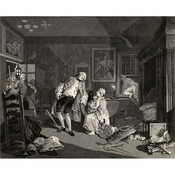 Marriage A La Mode Death Of The Earl From The Original By Hogarth From The Works