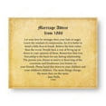thumbnail image 1 of "Marriage Advice from 1886" - Jane Wells Quote Print Wall Art Ideal for Home, Office & Bedroom Decor. Great Engagement, Bridal & Wedding Gift, 1 of 1