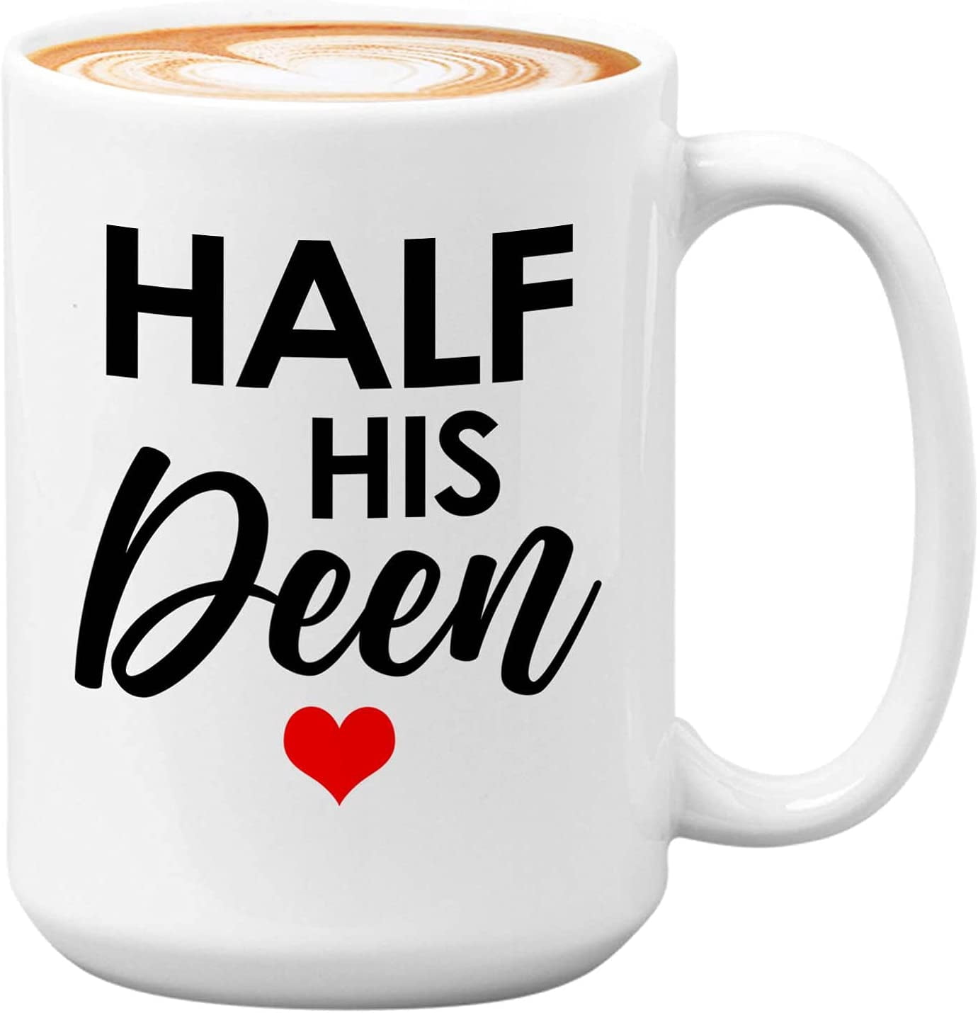 Marriage Coffee Mug Half His Deen Married Marriage Wedding Couple