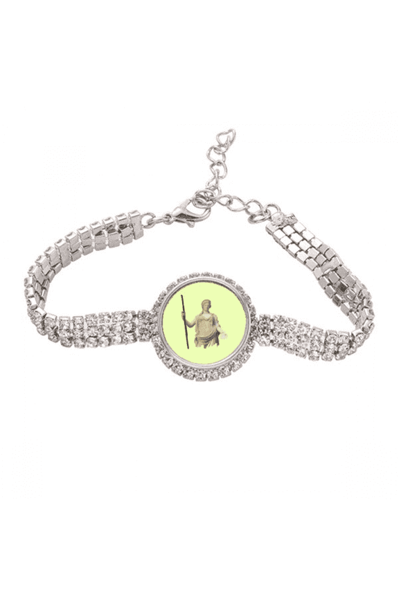 Marriage Fertility Goddess Greece Tennis Chain Anklet Bracelet Diamond Jewelry