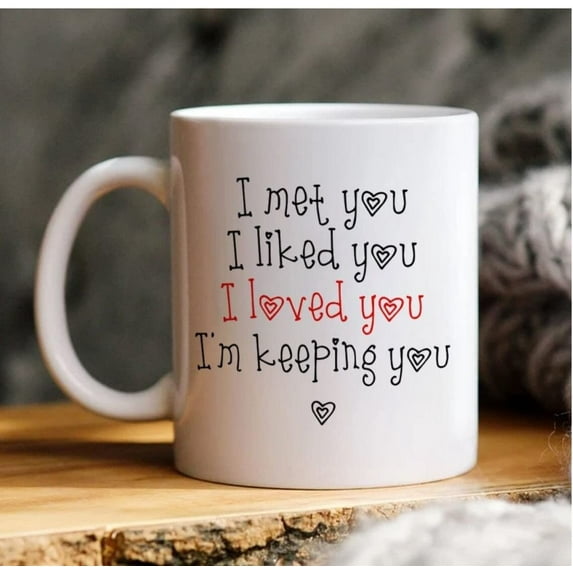 Marriage I Loved You Mug Romantic Valentines Day Decor Mugs Funny Quote Mug Sarcastic Birthday Gag Gift For Men Couple Mugs Cute Wedding Anniversary Present Coffee Mug Gifts for Wife